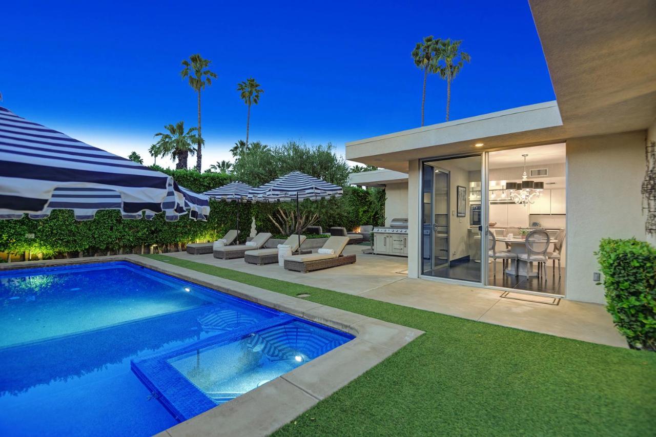 Canyon Palms Estate- Ultra-Luxe, Pool, Spa, Firepit, Outdoor Kitchen & More Palm Springs Exterior photo