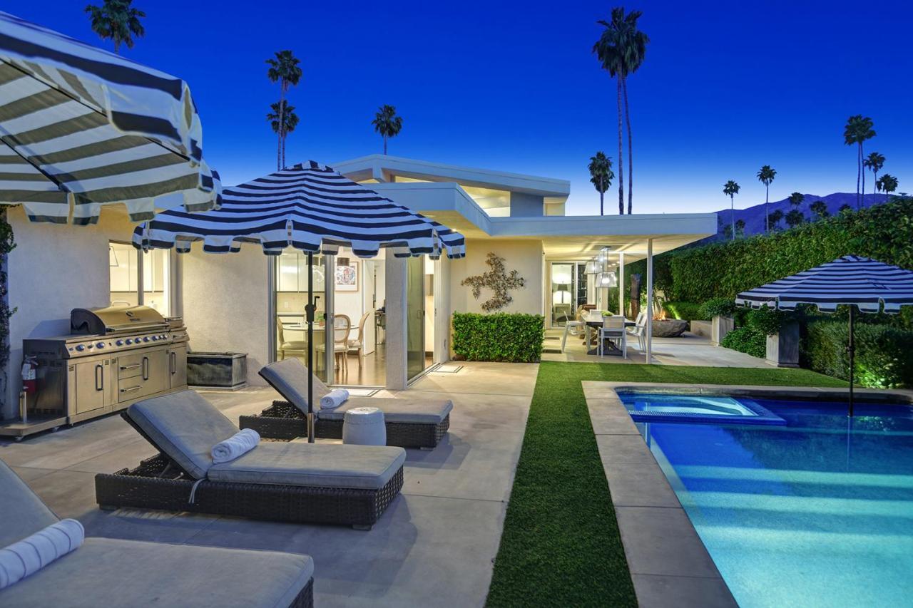 Canyon Palms Estate- Ultra-Luxe, Pool, Spa, Firepit, Outdoor Kitchen & More Palm Springs Exterior photo